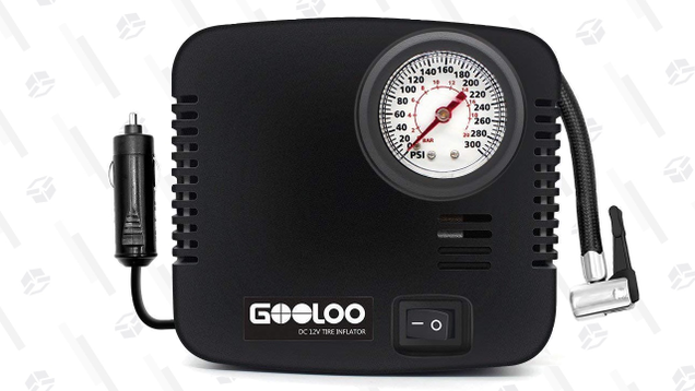 Gooloo Mini Air Compressor | $10 | Amazon | Promo code UG4JAQAG